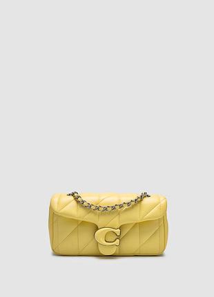 💎 coach tabby shoulder bag 20 with quilting yellow