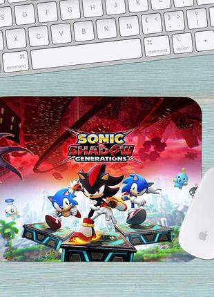 Килимок для миші сонік sonic середній 001 (290х250х3мм)