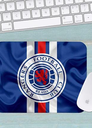 Коврик для мыши фк рейнджерс fc rangers маленький 003 (180х220х3мм)