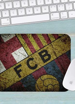 Коврик для мыши фк барселона fc barcelona средний 0010 (290х250х3мм)