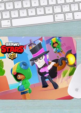 Коврик для мыши бравл старс brawl stars маленький 026 (180х220х3мм)
