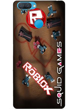 Силиконовый бампер чехол для oppo a12 roblox игра в кальмара