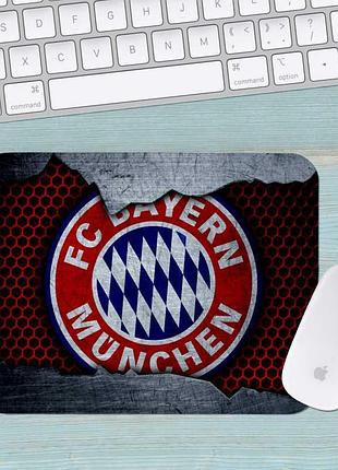 Коврик для мыши фк бавария мюнхен fc bayern munich маленький 0010 (180х220х3мм)