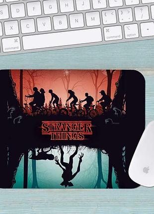 Коврик для мыши очень странные дела stranger things маленький 0017 (180х220х3мм)