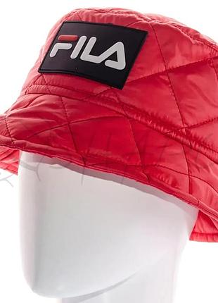 Панама універсальна брендовий утеплена флісовою підкладкою fila pks20962 червоний