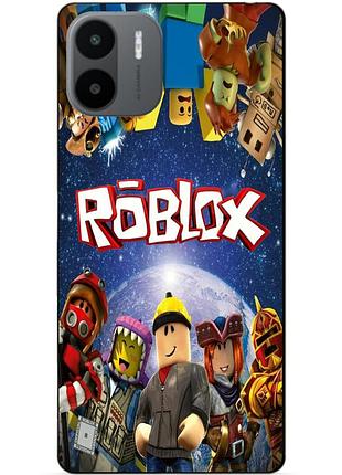 Силиконовый чехол бампер для xiaomi redmi a2 / a1 с рисунком роблокс roblox