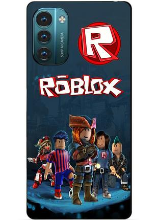 Силіконовий чохол бампер для nokia g21 з малюнком roblox роблокс