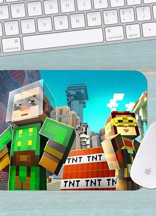 Коврик для мыши майнкрафт minecraft средний 007 (290х250х3мм)