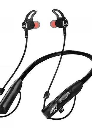 Бездротові bluetooth-навушники marshall mj-6977 з led-дисплеєм чорні