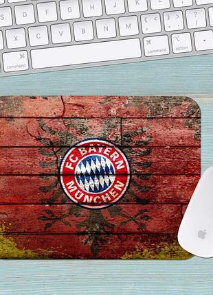 Коврик для мыши фк бавария мюнхен fc bayern munich маленький 005 (180х220х3мм)