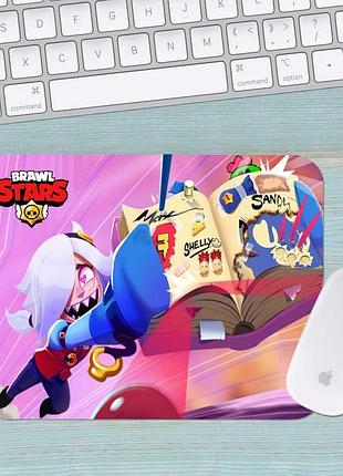Коврик для мыши бравл старс brawl stars средний 008 (290х250х3мм)