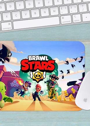 Коврик для мыши бравл старс brawl stars большой 021 (400х300х3мм)