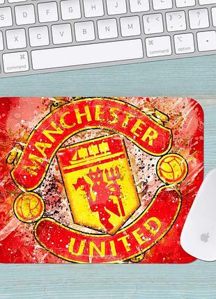 Коврик для мыши фк манчестер юнайтед fc manchester united средний 0010 (290х250х3мм)