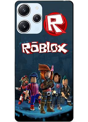 Силіконовий бампер чохол для xiaomi redmi 12 малюнок roblox роблокс
