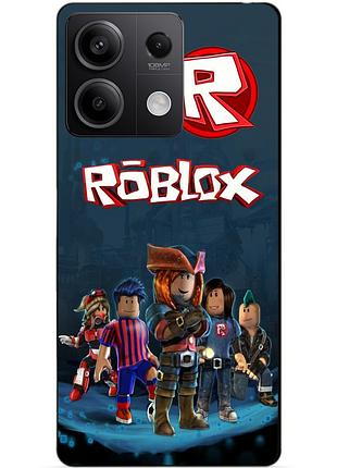 Силіконовий чохол бампер для xiaomi redmi note 13 4g з малюнком roblox роблокс