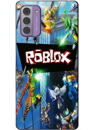 Силіконовий чохол бампер для nokia g42 з картинкою roblox роблокс
