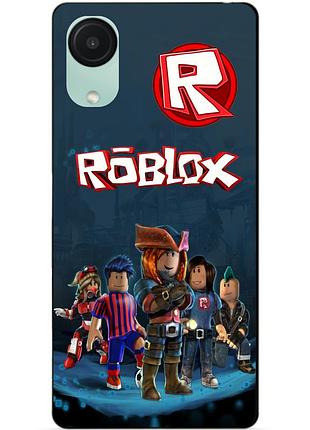 Силіконовий чохол бампер для samsung a03 core з малюнком roblox роблокс