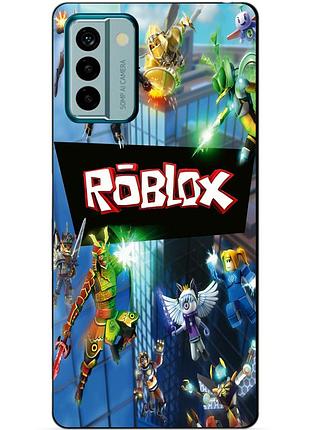 Силіконовий чохол бампер для nokia g22 з картинкою roblox роблокс