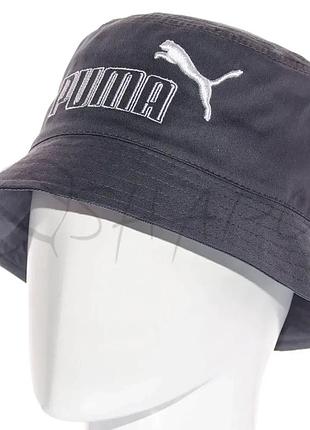 Панама брендовая летняя из хлопка панамка котоновая универсальная puma pkh21907 серый