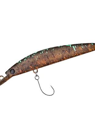 Воблер daiwa presso double clutch 60f1 60mm 2.9g #yadoku brown