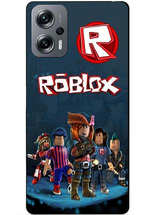 Силіконовий бампер чохол для xiaomi poco x4 gt з малюнком roblox