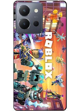 Силіконовий чохол бампер для vivo y36 з картинкою роблокс roblox