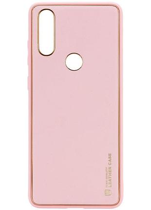 Чехол на xiaomi redmi note 7 / xiaomi redmi note 7 pro / xiaomi redmi note 7s розовый кожаный