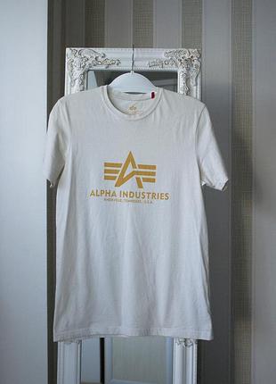Чоловіча футболка alpha industries чиrren оригінал new!