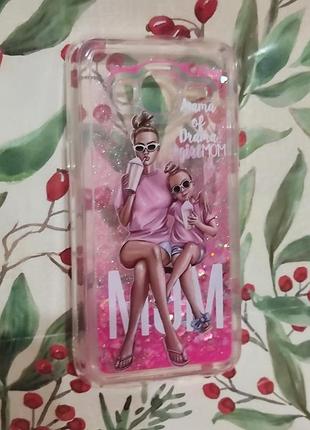 Чехол накладка "жидкие блестки fashion" samsung j3 2015/j3 2016/j310/j320 2016/j3 prime