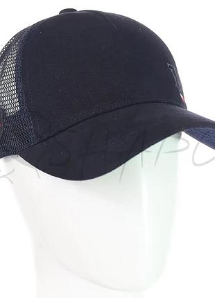 Бейсболка летняя с сеткой unisex кепка брендовая из хлопка универсальная tommy hilfiger bth20895 красный