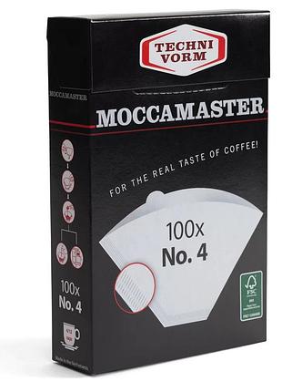 Фільтри moccamaster #4 white paper filters для кави