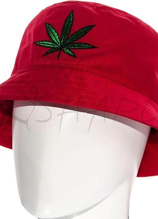 Панама брендовая летняя из хлопка панамка котоновая универсальная cannabis pkh21939 красный