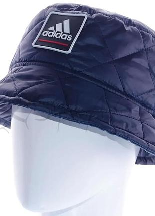 Панама універсальна брендовий утеплена флісовою підкладкою adidas pks20960 темно-синій