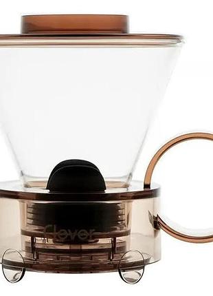 Пуровер clever dripper glass коричневый