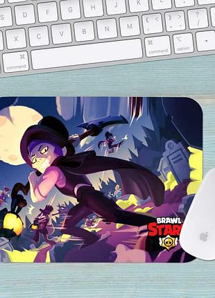 Коврик для мыши бравл старс brawl stars маленький 015 (180х220х3мм)