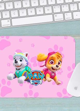 Коврик для мыши щенячий патруль paw patrol маленький 007 (180х220х3мм)