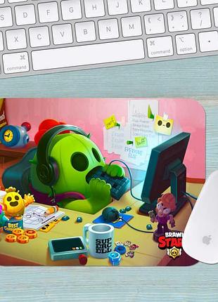 Коврик для мыши бравл старс brawl stars средний 017 (290х250х3мм)