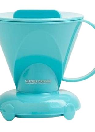 Пуровер клевер clever dripper 530 мл. кремово голубий