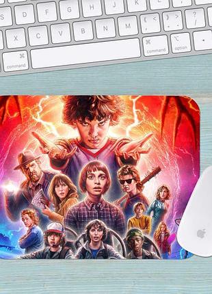 Коврик для мыши очень странные дела stranger things большой 0025 (400х300х3мм)
