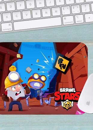 Коврик для мыши бравл старс brawl stars средний 027 (290х250х3мм)