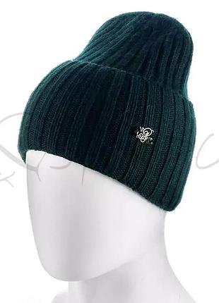 Шапка женская из ангоры atrics wh775 зеленый