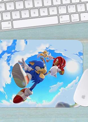 Коврик для мыши соник sonic большой 0015 (400х300х3мм)