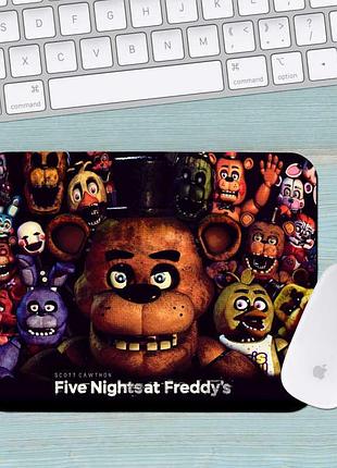 Коврик для мыши пять ночей с фредди five nights at freddy's fnaf маленький 007 (180х220х3мм)