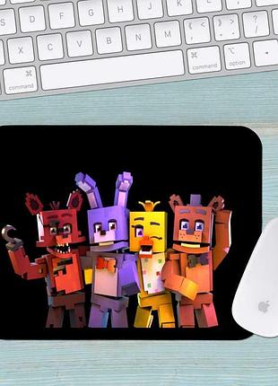 Коврик для мыши пять ночей с фредди five nights at freddy's fnaf маленький 0012 (180х220х3мм)