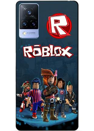 Силіконовий бампер чохол для vivo v21 з малюнком roblox