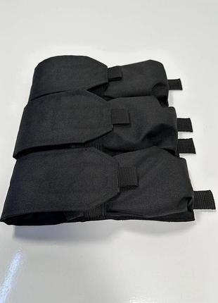 Подсумок тройной для магазинов ак закрытый с molle