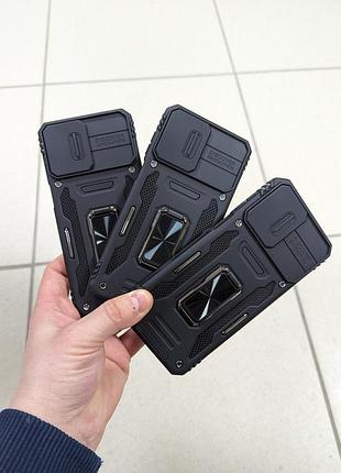 Чохол накладка для motorola g14 ring magnet протиударний camera slide з кільцем