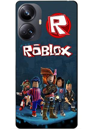 Силіконовий чохол бампер для realme 10 pro plus з малюнком roblox роблокс