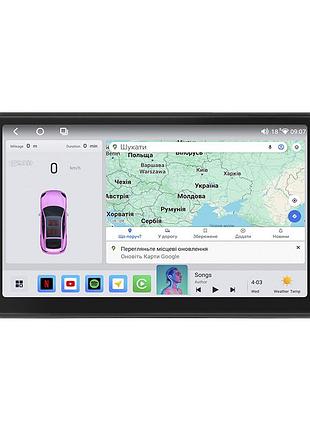 Штатная магнитола 10" lesko для fiat qubo i рестайлинг 2016-2019 4/64 qled carplay 4g wi-fi gps 360 prime
