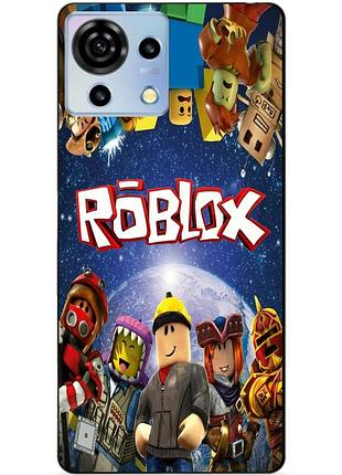 Силіконовий чохол бампер для zte blade v50 vita з малюнком роблокс roblox